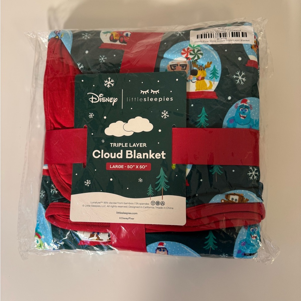 Little Sleepies Disney Triple Layer Cloud Blanket - Red